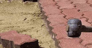 Укладка плитки на песок в Одинцове в октябре