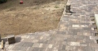 Профессиональная укладка тротуарной плитки на клей в Одинцове в октябре