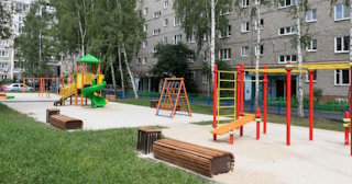 Благоустройство детской площадки во дворе от 1968 руб. в Одинцове